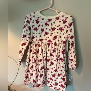 Old Navy Red Long Sleeve Crew Neck Sundress